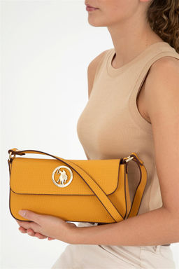 Женская горчичная сумка - U.s. polo assn фото 2