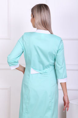 Халат женский 186 СVC. Цвет: мятный - Стильб фото 6