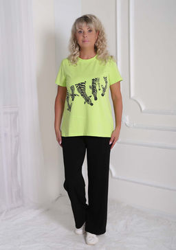 Футболка Энни салатовая