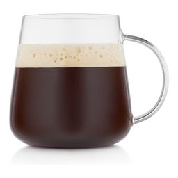 Набор стеклянных кружек Walmer Tulip, 2 шт, 0.4 л, цвет прозрачный  фото 4