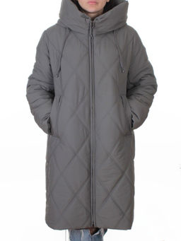 A612 GRAY/MENTHOL Куртка зимняя женская (верблюжья шерсть, 120 гр. холлофайбер)