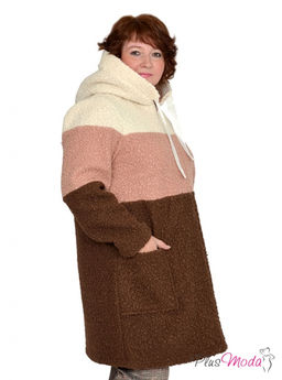 Куртка-пальто Модель №767 размеры 44-84 - Plusmoda фото 6