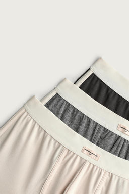 B?XER PACK 3 RIB CONTRASTE / varios - Zara фото 3