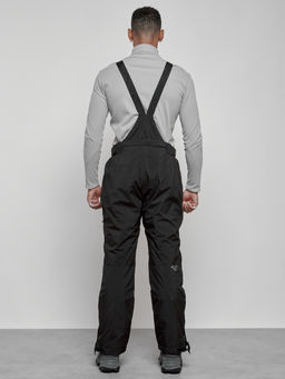 Полукомбинезон утепленный мужской зимний горнолыжный черного цвета 7431Ch - Colannia фото 26