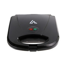 Электровафельница Luazon LT-09, 750 Вт, венские вафли, антипригарное покрытие, чёрная