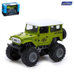 Машина металлическая Биг-фут, инерционная, цвет зелёный