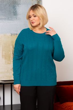 Джемпер Элизабет Морская Волна - Intikoma фото 4