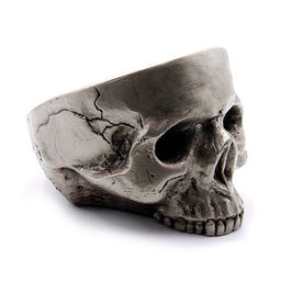 Пепельница Череп символизирует защиту от внезапной смерти d-12см L-17см ХРУПКОЕ