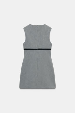 SATIN BOW MINI DRESS - Zara фото 9
