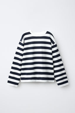 CAMISETA RAYAS / Azul / Blanco - Zara фото 3
