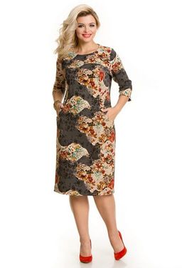 Платье 210-1 цветы - Novita фото 4