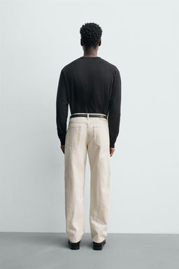 JEANS STRAIGHT FIT / Blanco roto - Zara фото 3