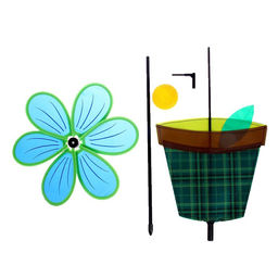 Ветерок Цветок в горшке, цвета МИКС - Simaland фото 6