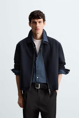 ZIP-UP OVERSHIRT