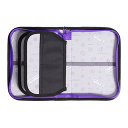 Пенал школьный, 3 секции, 14×21×4 см «Знаки»