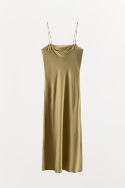 SILK STRAPPY DRESS - Zara фото 6