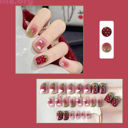 Набор накладных ногтей Strawberry