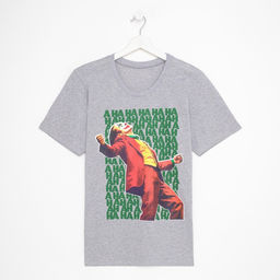 Цена за 2 шт. Футболка мужская, цвет светло-серый меланж, A HA HA, размер 50