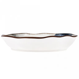 Аквилегия Тарелка глубокая фарфоровая д175мм h35мм, 420мл, с деколью, волнистый край, отводка (Китай) - Домашняя мода фото 3