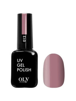 OLYSTYLE Гель-лак для ногтей тон 012 светло лилово-бежевый