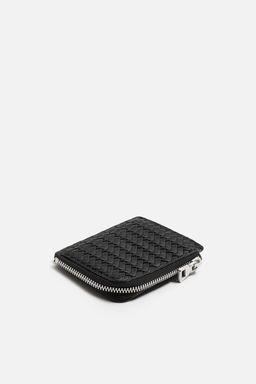 BRAIDED ZIP-UP CARD HOLDER - Zara фото 2