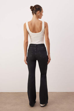 Mavi Yuksek Bel Ispanyol Paca Flare Jeans TWOAW26JE00095 - Trendyolmilla фото 10