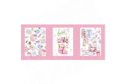 Набор полотенец Рогожка-Купон в пакете 3 шт. арт. РК 229 тдл (500337/1) - Наталья-текстиль фото 2