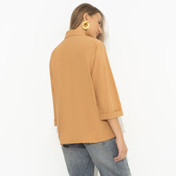 Блуза на кулиске, Твой личный тренд (бежевая) - Charutti фото 5