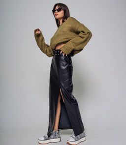 Юбка #КТ9222, чёрный