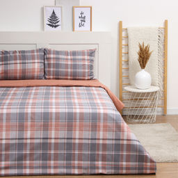 Постельное бельё LoveLife евро Клетка 200х217см, 225х240см, 50х70см-2шт, хлопок, сатин, 125г/м?