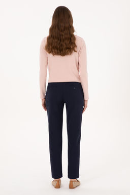 Kad_n Lacivert Kanvas Pantolon - U.s. polo assn фото 4