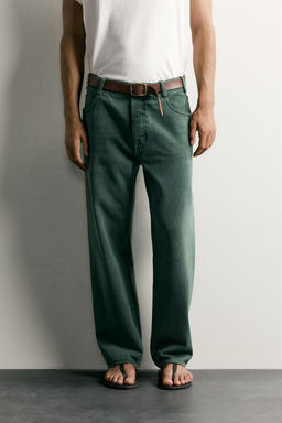 JEANS RELAXED FIT PLANCHADO / Botella - Zara фото 2