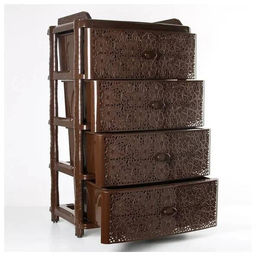 Комод широкий "Лаура" 4-х секционный венге М6874