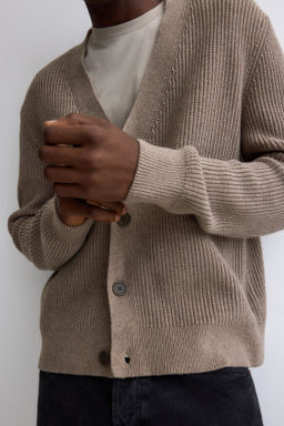 C?rdigan en punto de canal? Regular Fit - H&m фото 6