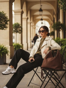 Джинсы трубы карго с карманами