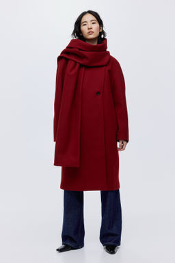 Abrigo con cuello tipo bufanda - H&m фото 6