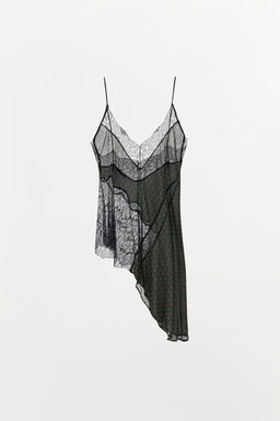 ASYMMETRIC 100% VISCOSE PRINTED LACE TOP - Zara фото 15