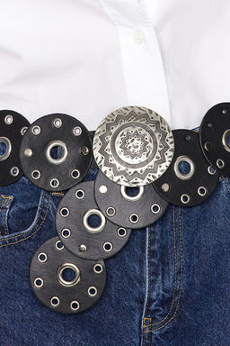 Kahverengi Troklu Suni Deri Kemer TEDAW24KE00000 - Trendyolmilla фото 5