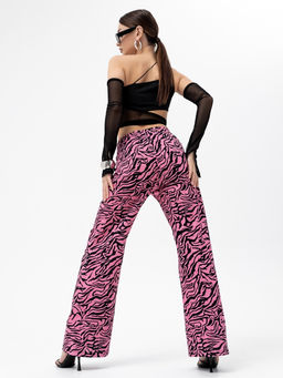 Брюки жен.арт.1135/1-1,черно-розовые - Binita фото 6