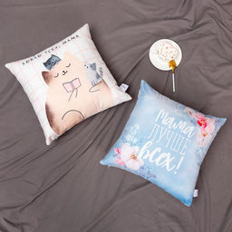 Подушка Этель Лучшая мама, 40х40 см, велюр, 100% п/э фото 4