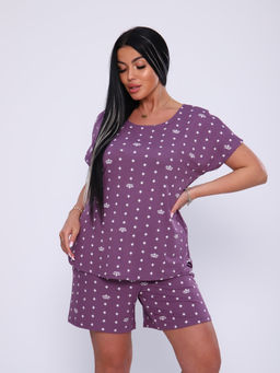 М398 Пижама Лакшери (сиреневый) - Иванушка-трикотаж фото 4