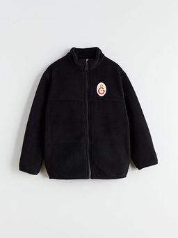 Galatasaray Nak??l? Erkek ?ocuk Fermuarl? Sweatshirt