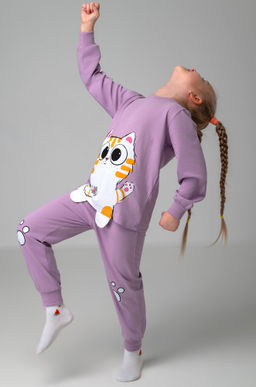 Хлопковая пижама для девочки Bonito  фото 9