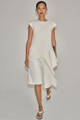 SANDALIA PLANA PIEL / Blanco