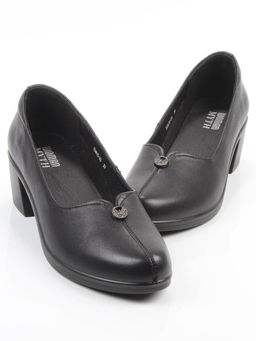 06-YDN15-20 BLACK Туфли женские (натуральная кожа)