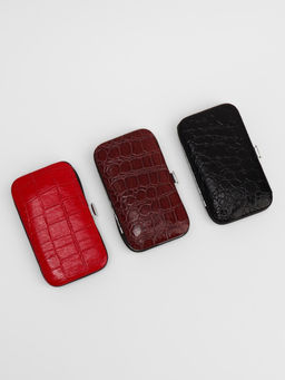 Набор маникюрный «Рептилия», 7 предметов, в футляре, МИКС