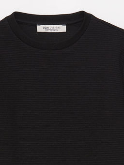 Bisiklet Yaka Basic Uzun Kollu Erkek ?ocuk Sweatshirt - Waikiki фото 3