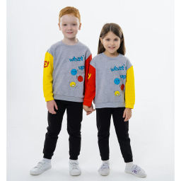 Спортивный костюм футер 2х нитка начёс 8689310101 8689310101 купить оптом по цене 974 ?| Фабрика детской одежды Юлла - Youlala фото 17