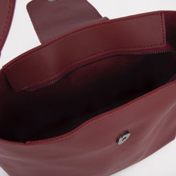 Сумка-тоут на клапане, цвет бордовый - Simaland фото 3