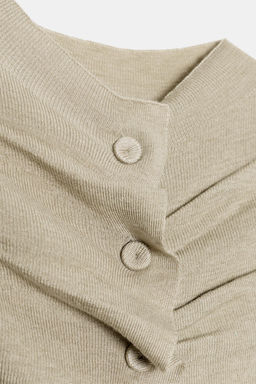 DRAPED KNIT CARDIGAN - Zara фото 3